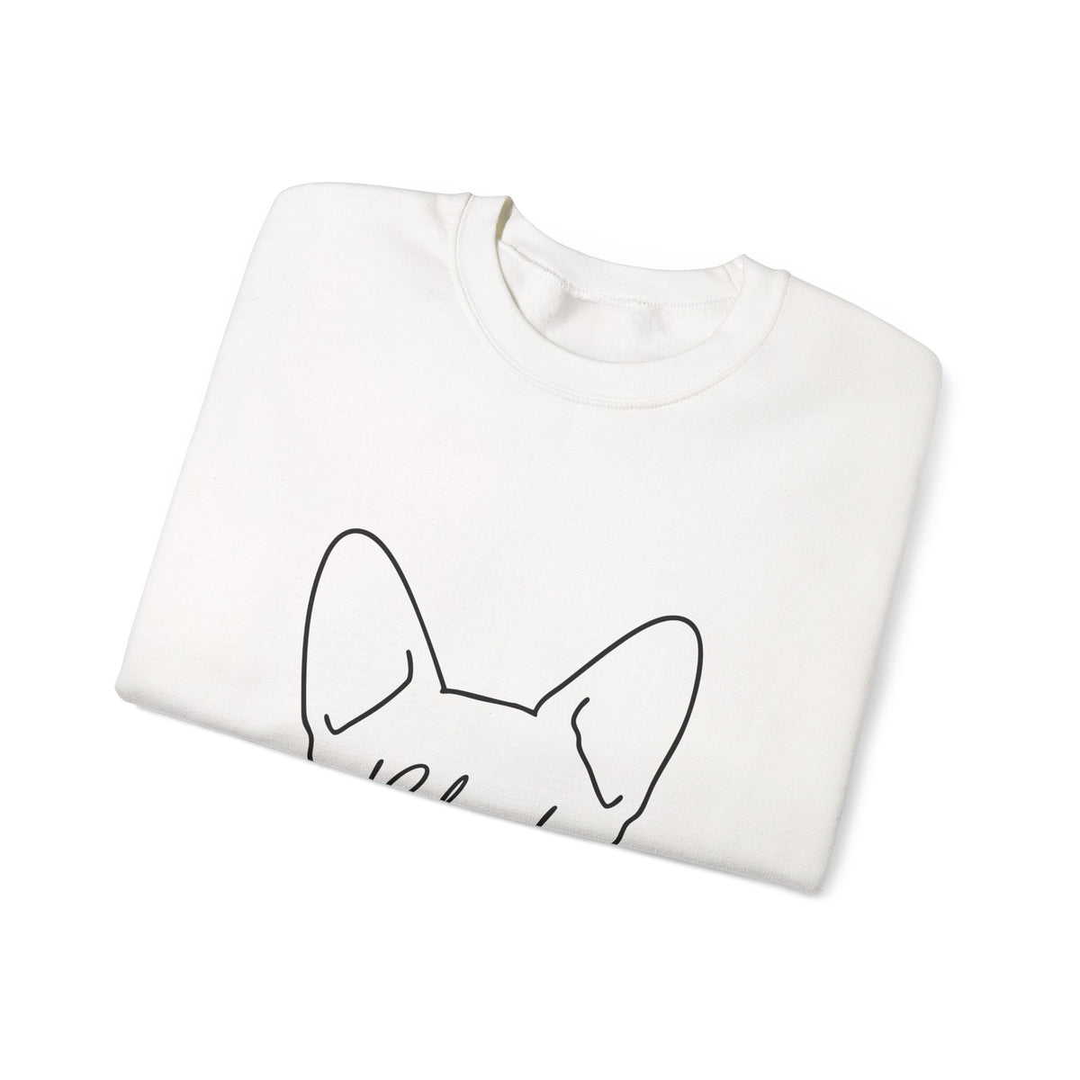 Blink French Bulldog Ears Crewneck Sweatshirt