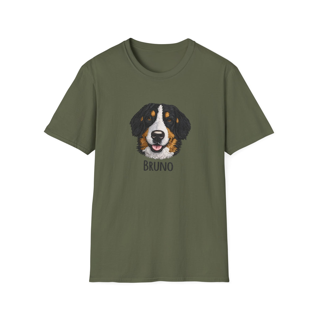 Bernese Mountain Dog Portrait T-Shirt