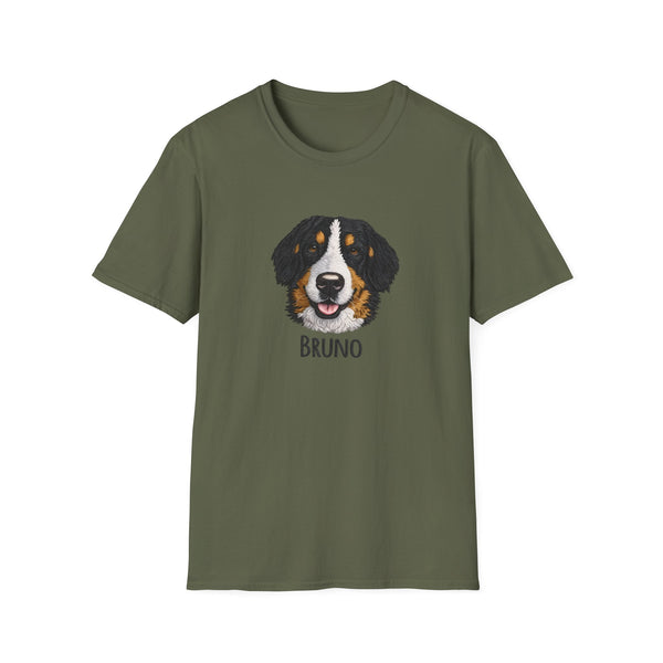 Bernese Mountain Dog Portrait T-Shirt