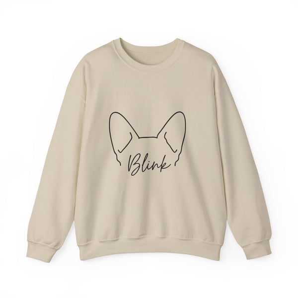 French Bulldog Ears "Blink" Crewneck Sweatshirt