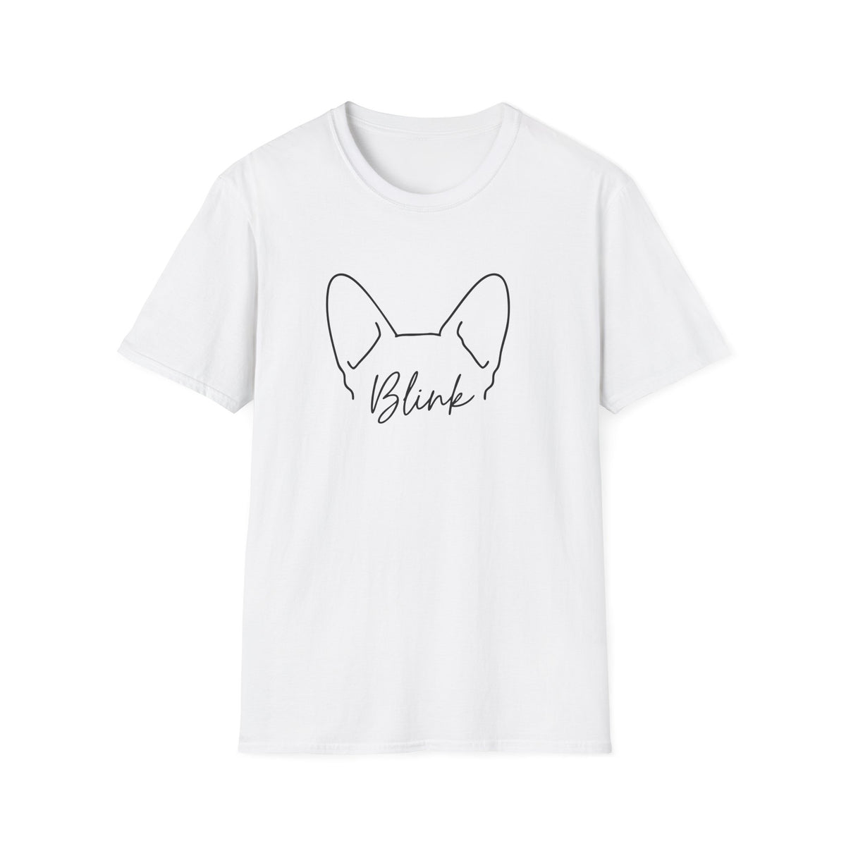 Cat Ears 'Blink' Graphic T‑Shirt