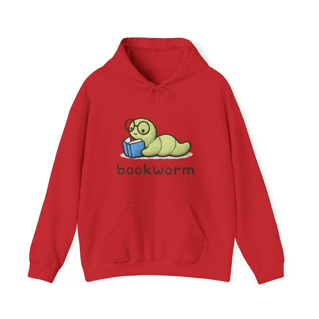 Bookworm Hoodie — Cute Reading Worm Graphic Sweatshirt for Book Lovers