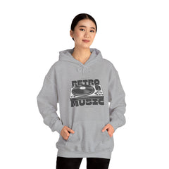 Retro Music Vinyl Turntable Hoodie | Women