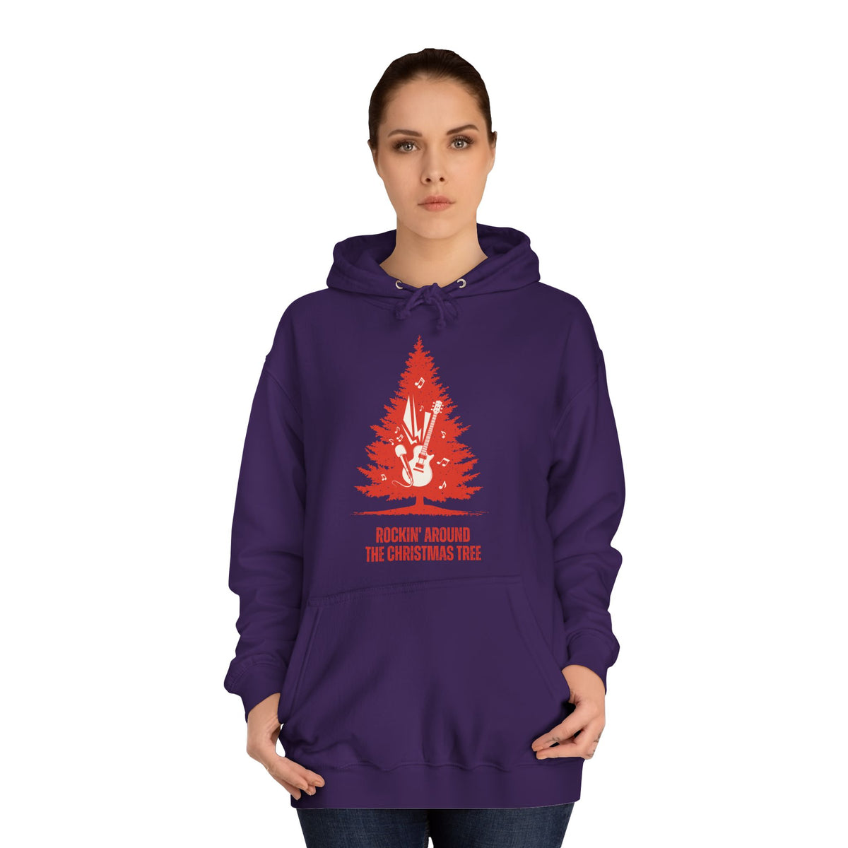 Christmas Tree Bunny Hoodie