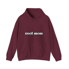 Cool Mom Hoodie — Retro Script "cool mom" Pullover for Mother's Day & Everyday