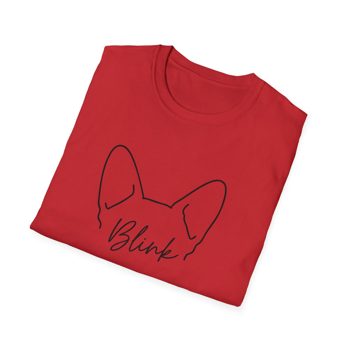 Cat Ears 'Blink' Graphic T‑Shirt