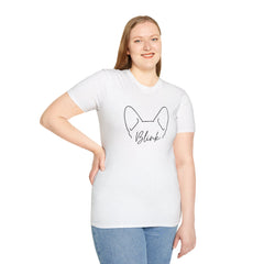 Cat Ears 'Blink' Graphic T‑Shirt