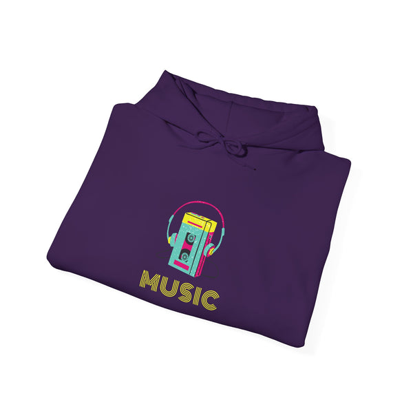 Retro Jukebox Music Hoodie