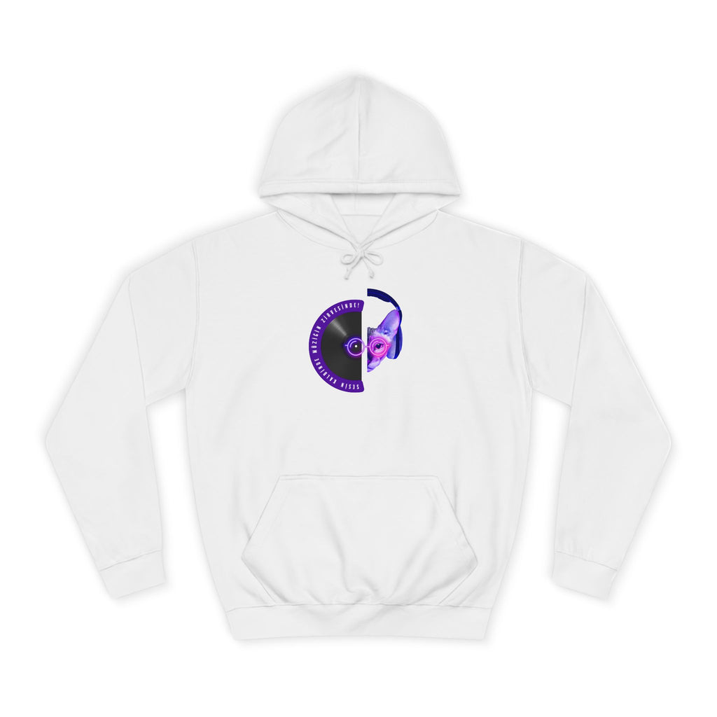 Vinyl DJ Heart Hoodie