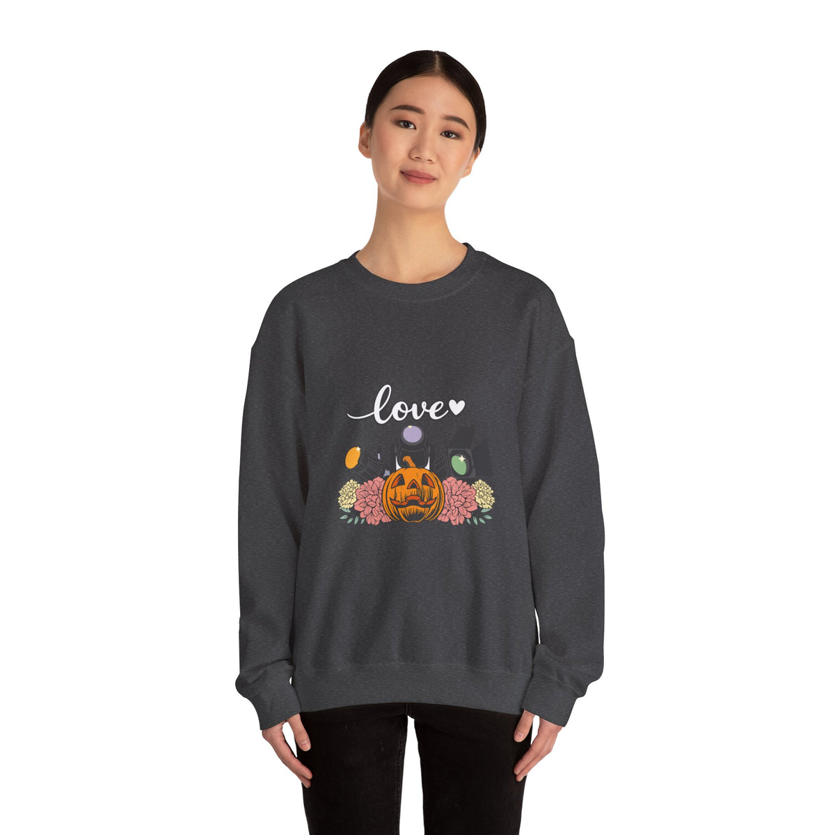 Halloween Jack-o'-Lantern Love Sweatshirt