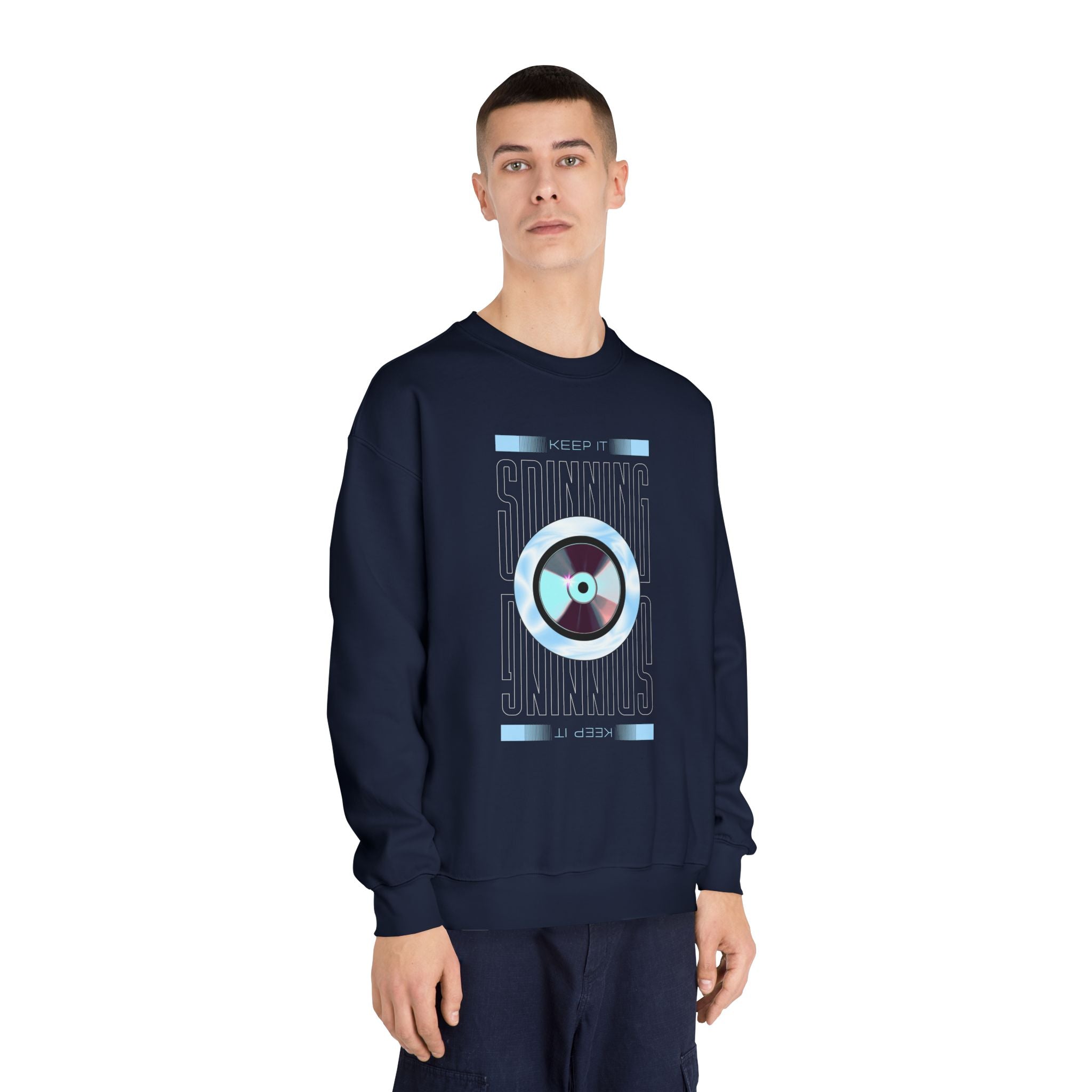 Retro Vinyl Crewneck Sweatshirt Secondary image