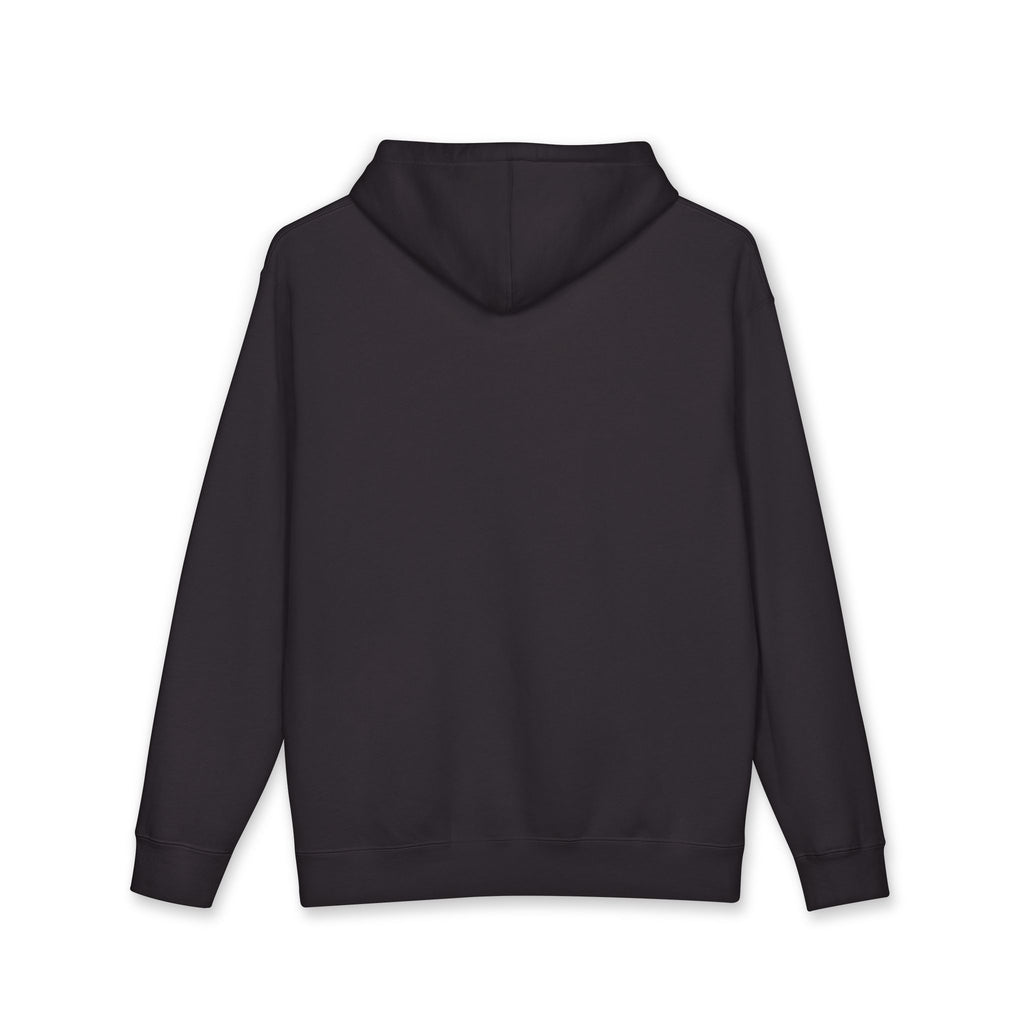 Hoodie — "Built" Angel Wings Graphic Pullover