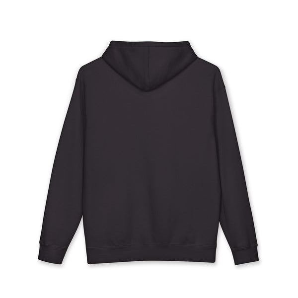 Hoodie — "Built" Angel Wings Graphic Pullover