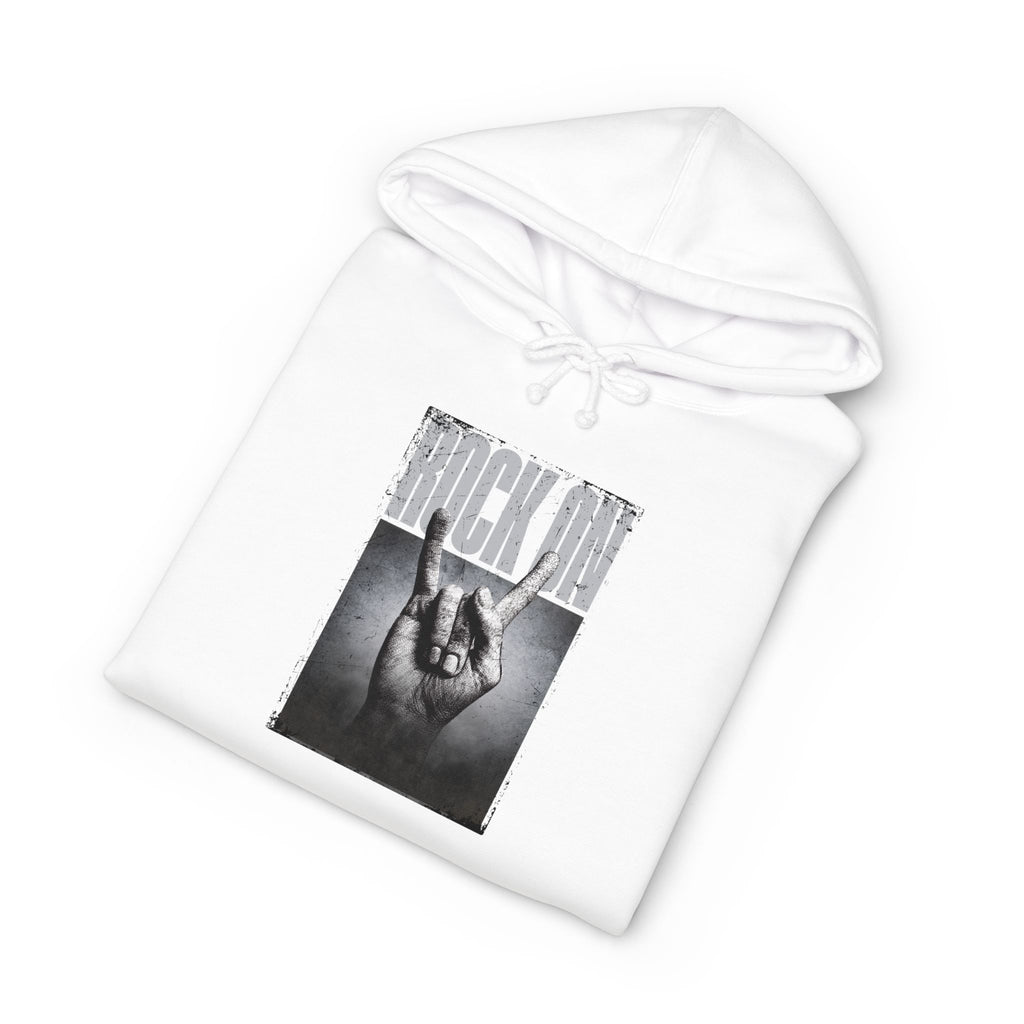 Hoodie — 'Rock On' Hand Graphic Pullover