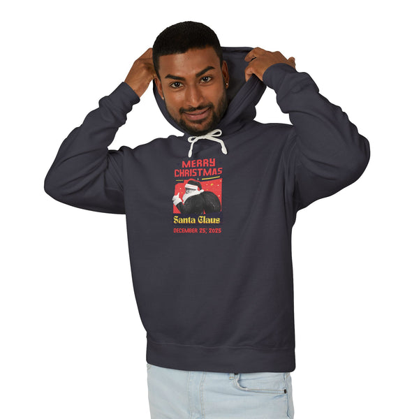 Christmas Santa Claus Vintage Poster Hoodie