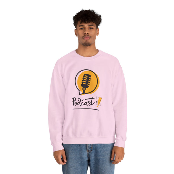 Podcast Microphone Crewneck Sweatshirt