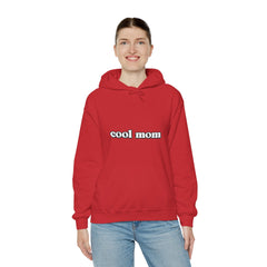 Cool Mom Hoodie — Retro Script "cool mom" Pullover for Mother's Day & Everyday