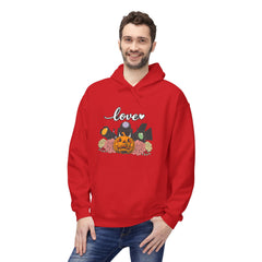 Halloween Pumpkin Floral Hoodie