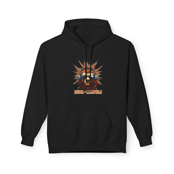 Roar with Rhythm Hoodie — Tribal Lion Graphic Pullover