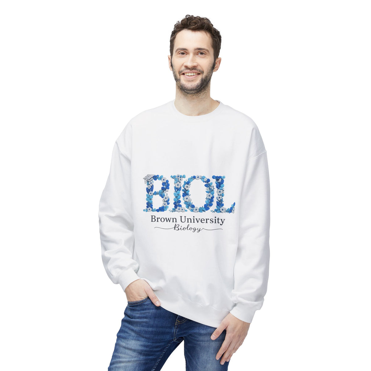 Biology Floral 'BIOL' Crewneck Sweatshirt Main image
