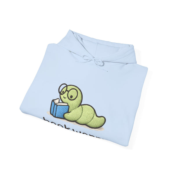 Bookworm Hoodie — Cute Reading Worm Graphic Sweatshirt for Book Lovers