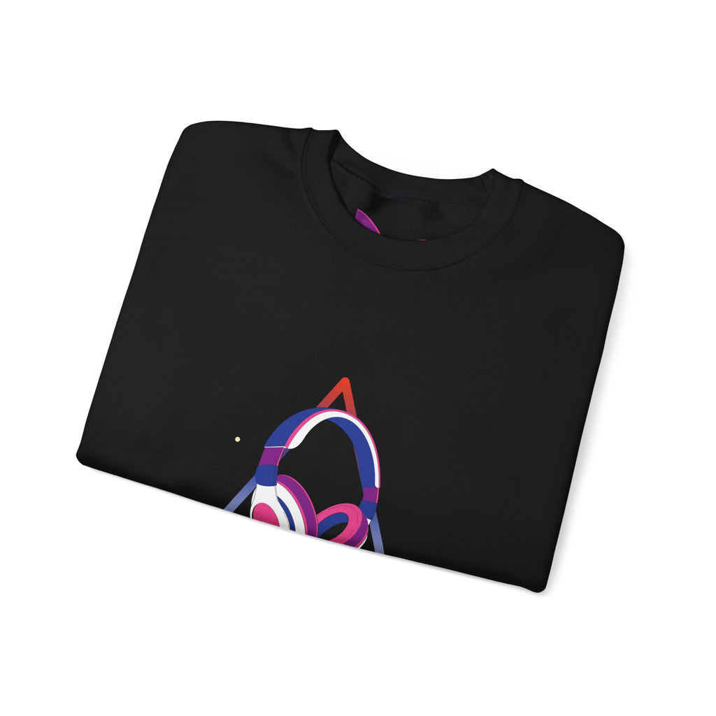 Headphones Crewneck Sweatshirt | Women
