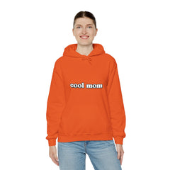 Cool Mom Hoodie — Retro Script "cool mom" Pullover for Mother's Day & Everyday