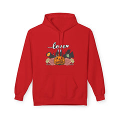 Halloween Pumpkin Floral Hoodie