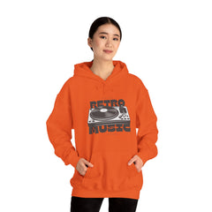 Retro Music Vinyl Turntable Hoodie | Women