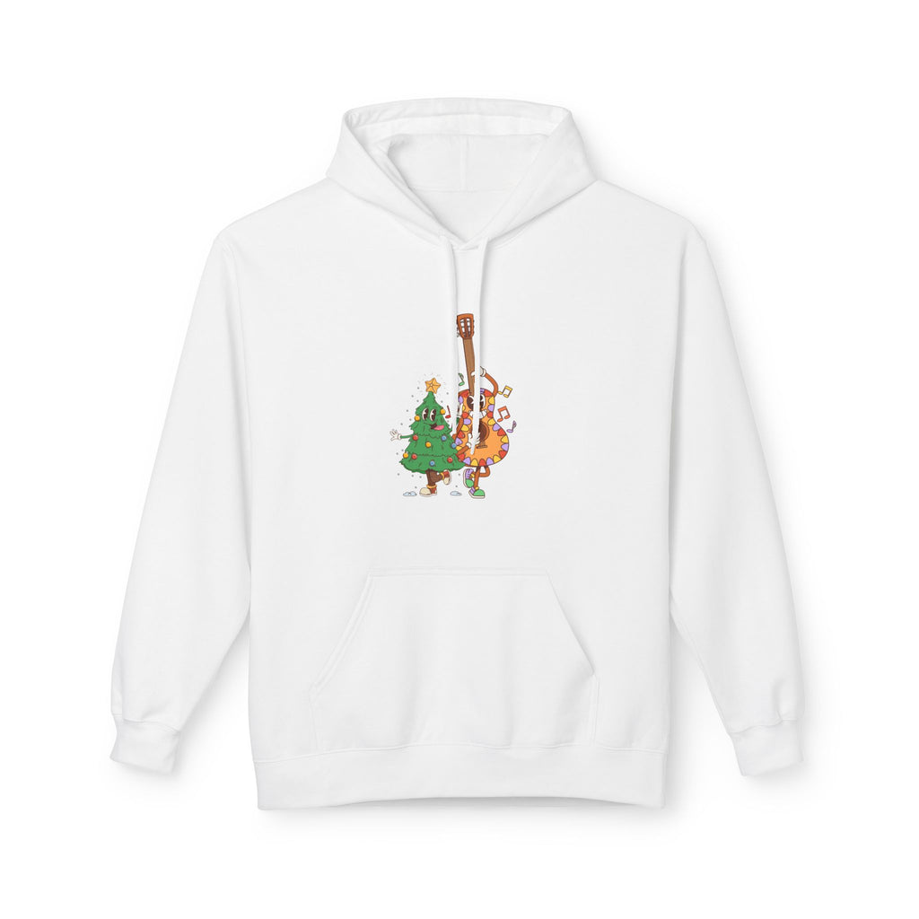 Holiday Bass & Tree Hoodie — Funny Christmas Musician