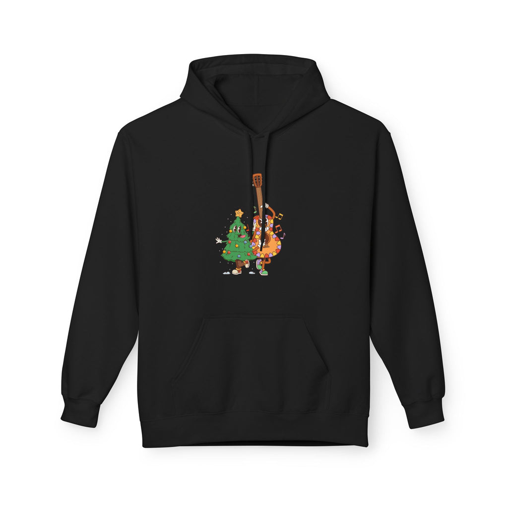 Holiday Bass & Tree Hoodie — Funny Christmas Musician