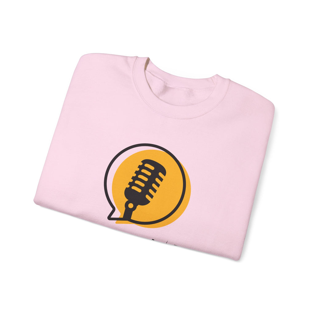 Podcast Microphone Crewneck Sweatshirt