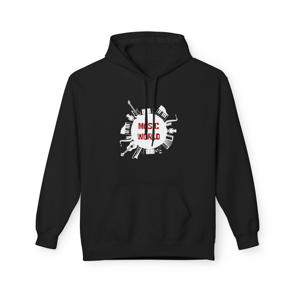 Hoodie - "Misc World" Music Instrument Graphic Pullover