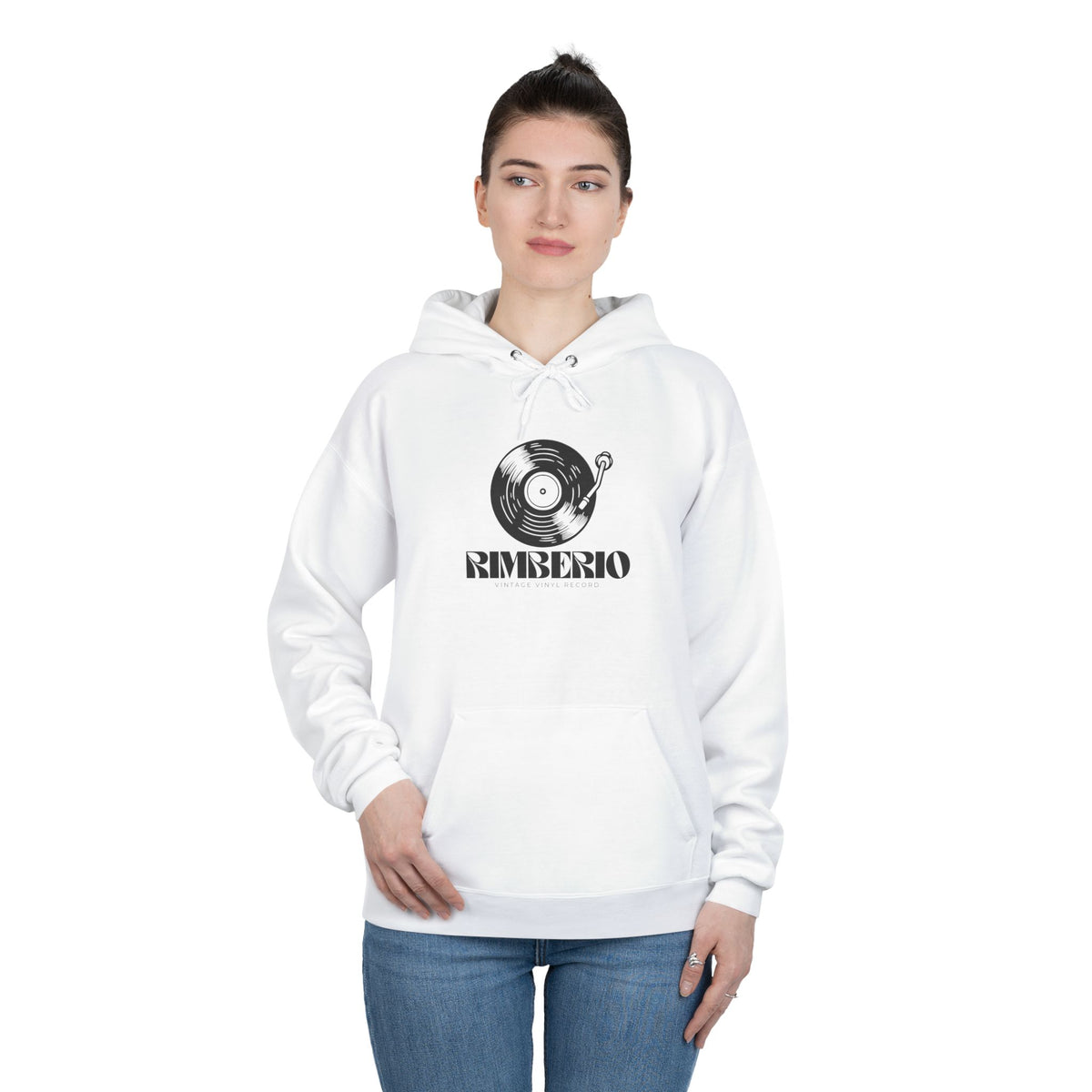 RIMBERIO Vinyl Record Logo Hoodie | Women