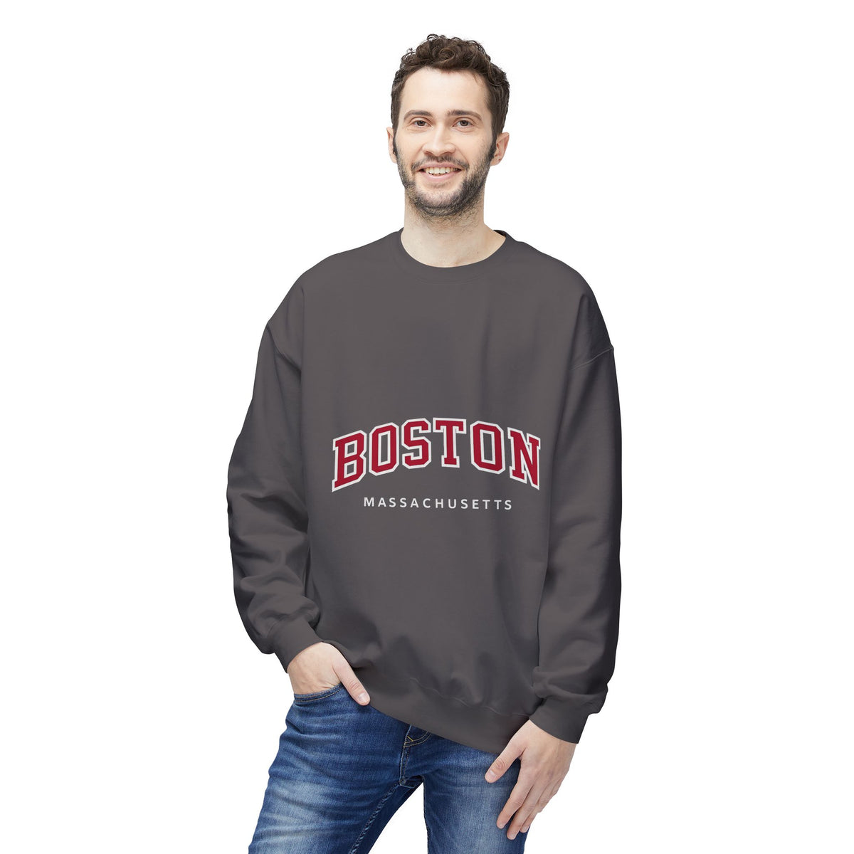 Boston Massachusetts Crewneck Sweatshirt