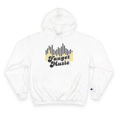 Faugel Music Hoodie — Vintage Soundwave Logo Champion-Style Pullover