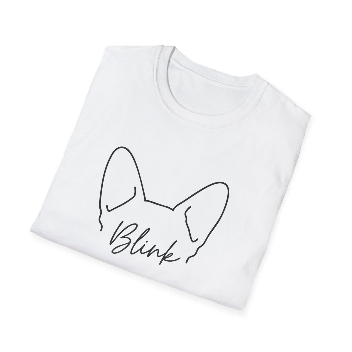 Cat Ears 'Blink' Graphic T‑Shirt