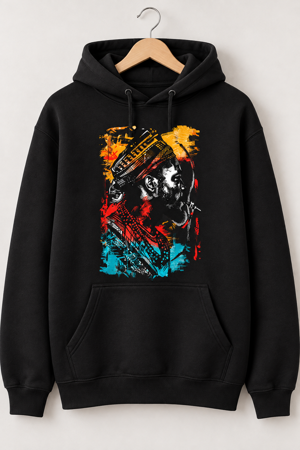Cultural Heritage Musician Graphic Hoodie