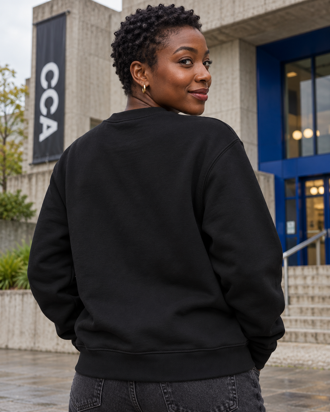 Afrofuturism Fashion Graphic Organic Sweatshirt
