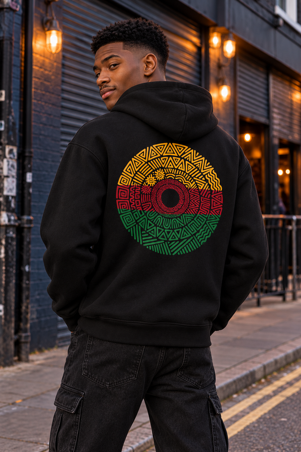 Tribal Mandala Geometric Graphic Hoodie