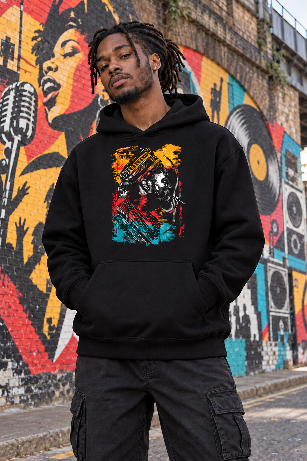 Cultural Heritage Musician Graphic Hoodie
