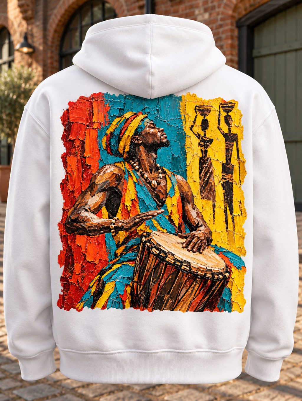 Cultural Percussion Art Streetwear Hoodie