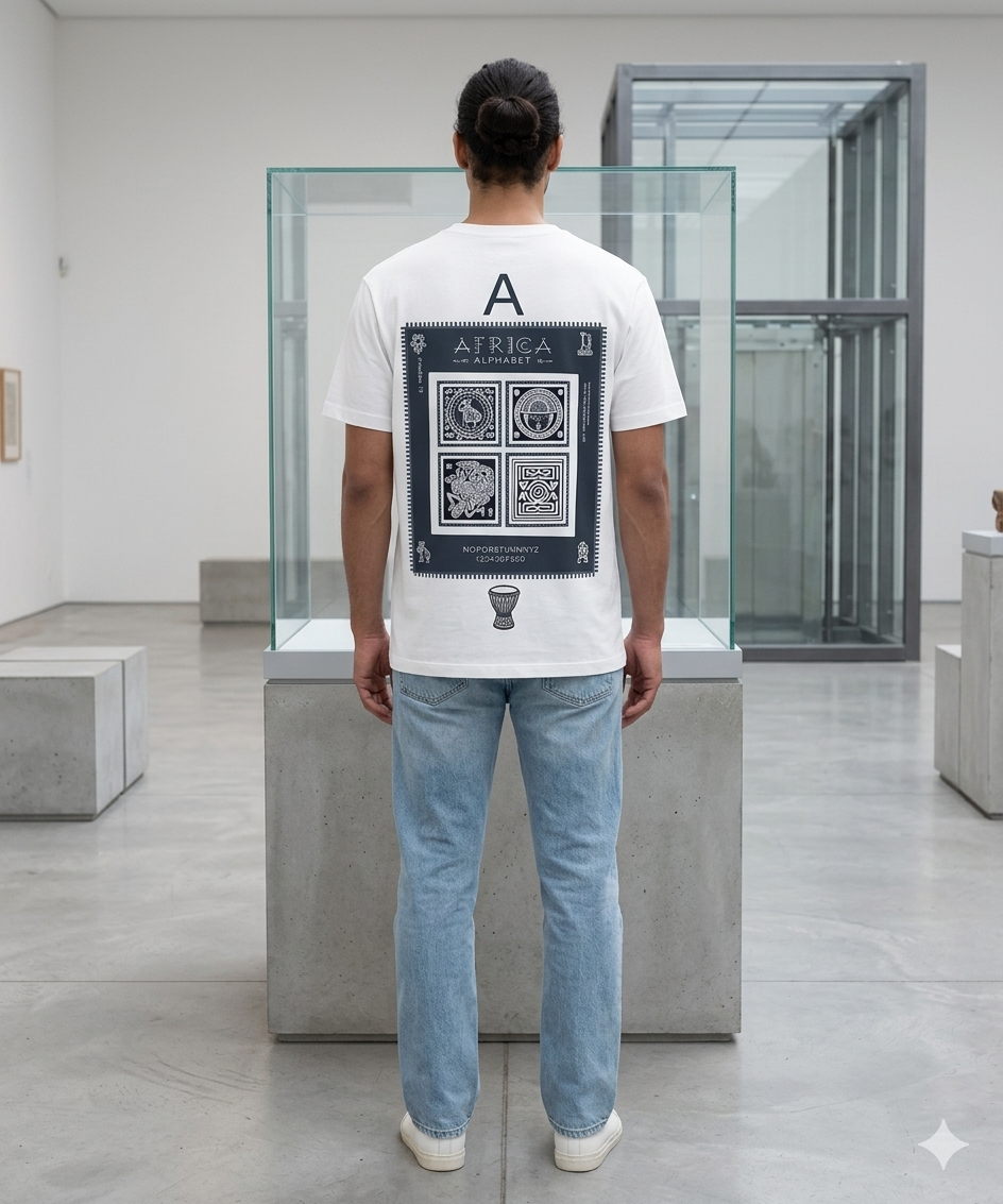 African Legacy Museum Graphic Tee – White Edition Main image