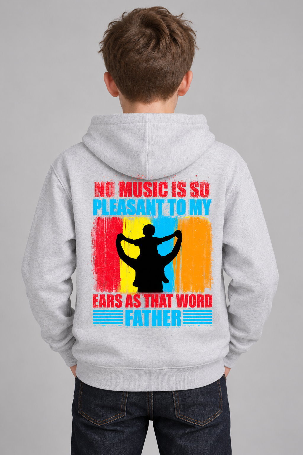 Music Lover Dad Hoodie Secondary image