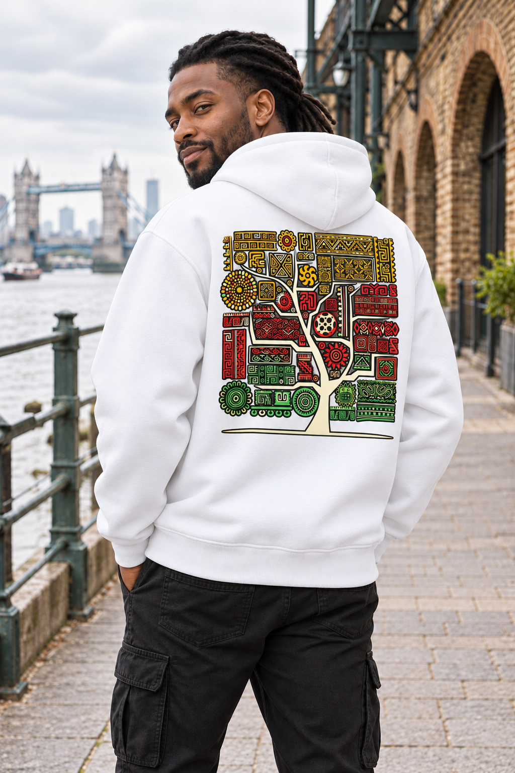 Ethnic Tribal Tree of Life Graphic Hoodie