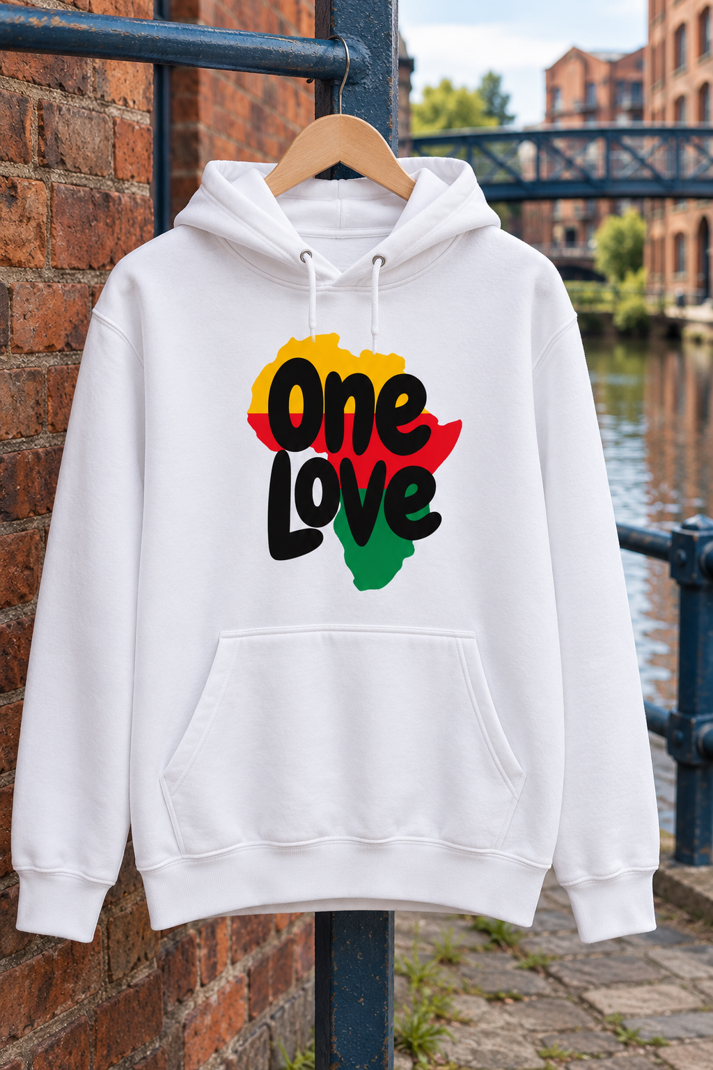 One Love Heritage Map Graphic Hoodie