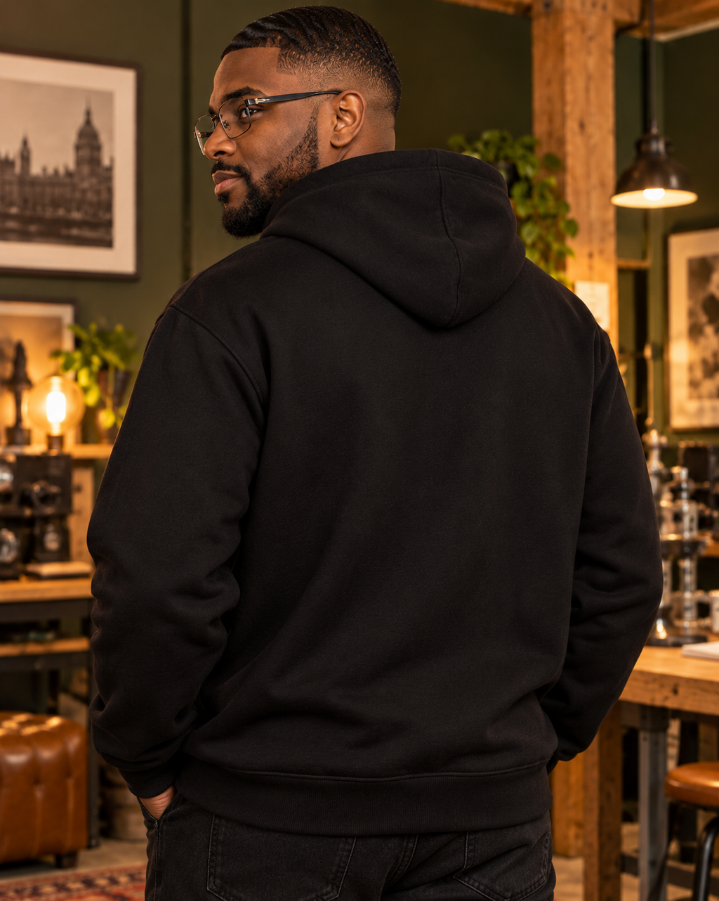 Better Than Yesterday Vintage Mandala Graphic Hoodie