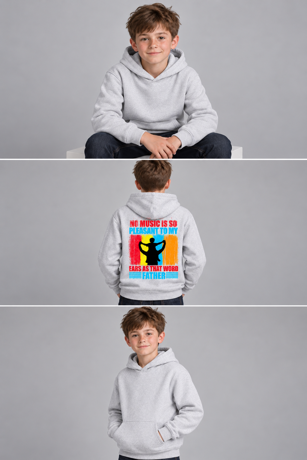 Music Lover Dad Hoodie Main image