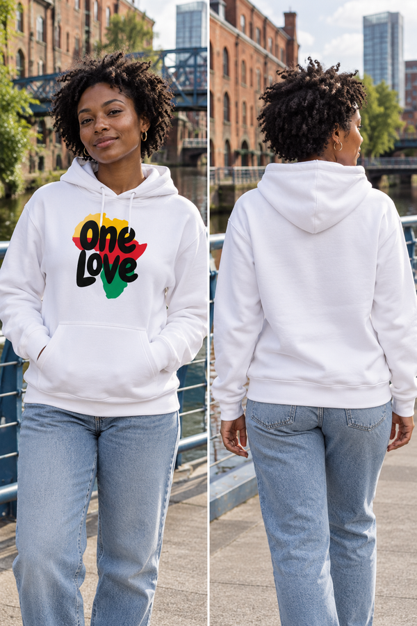 One Love Heritage Map Graphic Hoodie