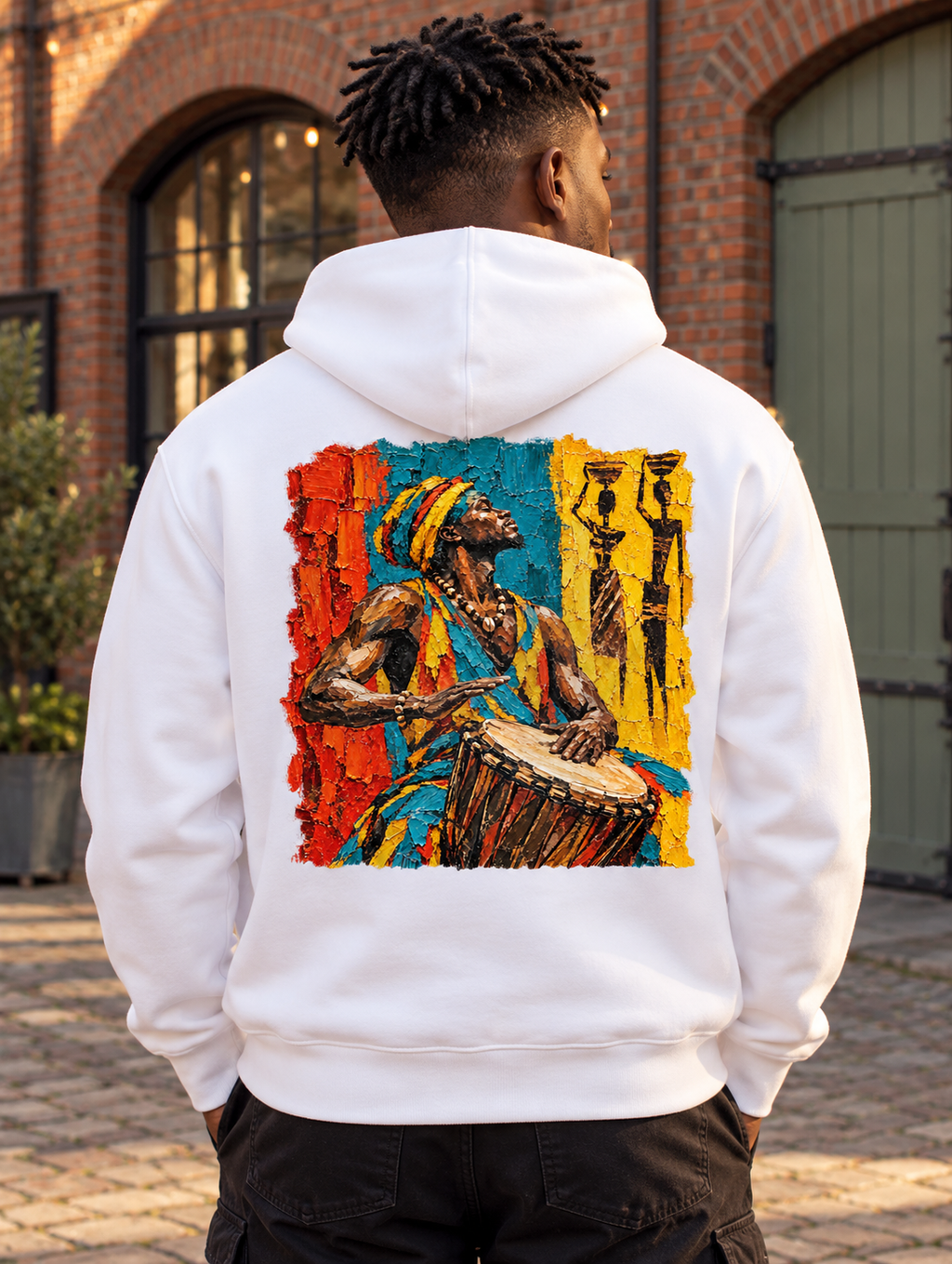Cultural Percussion Art Streetwear Hoodie
